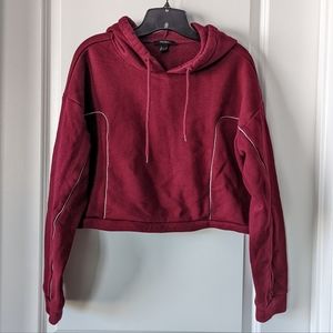 ⭐5/$15⭐ Cropped Burgundy Hoody